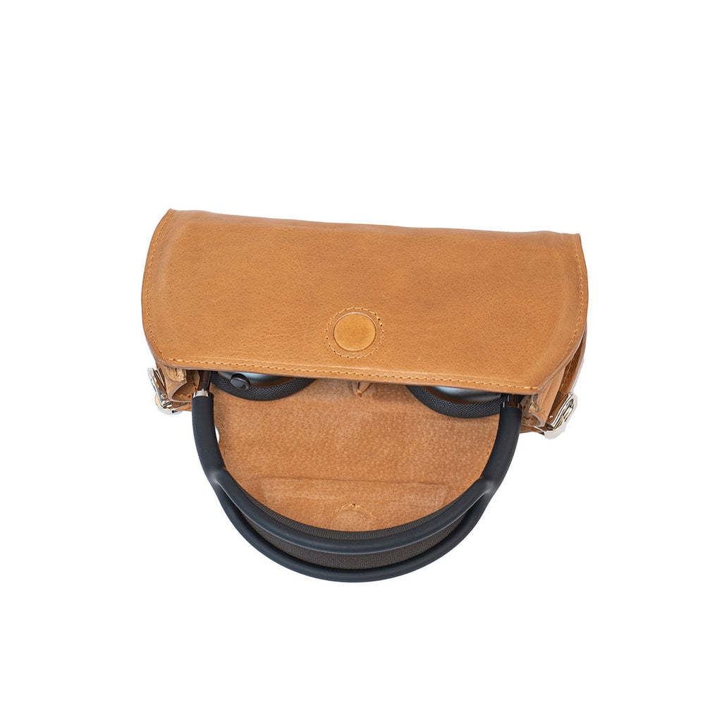 Leather Case for AirPods Max (Camel / full-grain)